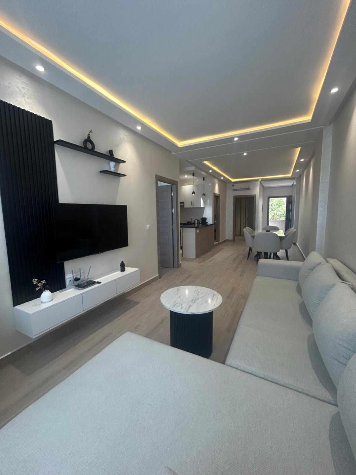 Appartement Haut Standing En Face De La Marina Et A 200M Du Port De Tanger - Appt 2 Luaran gambar
